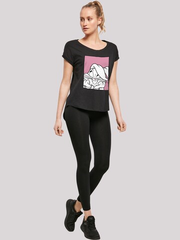 F4NT4STIC Shirt 'Looney Tunes Bugs Bunny Adore' in Zwart