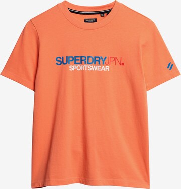 T-shirt Superdry en orange : devant