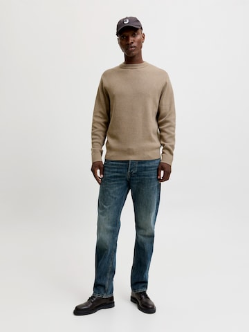 Pull-over 'JWHMILANO' JACK & JONES en beige