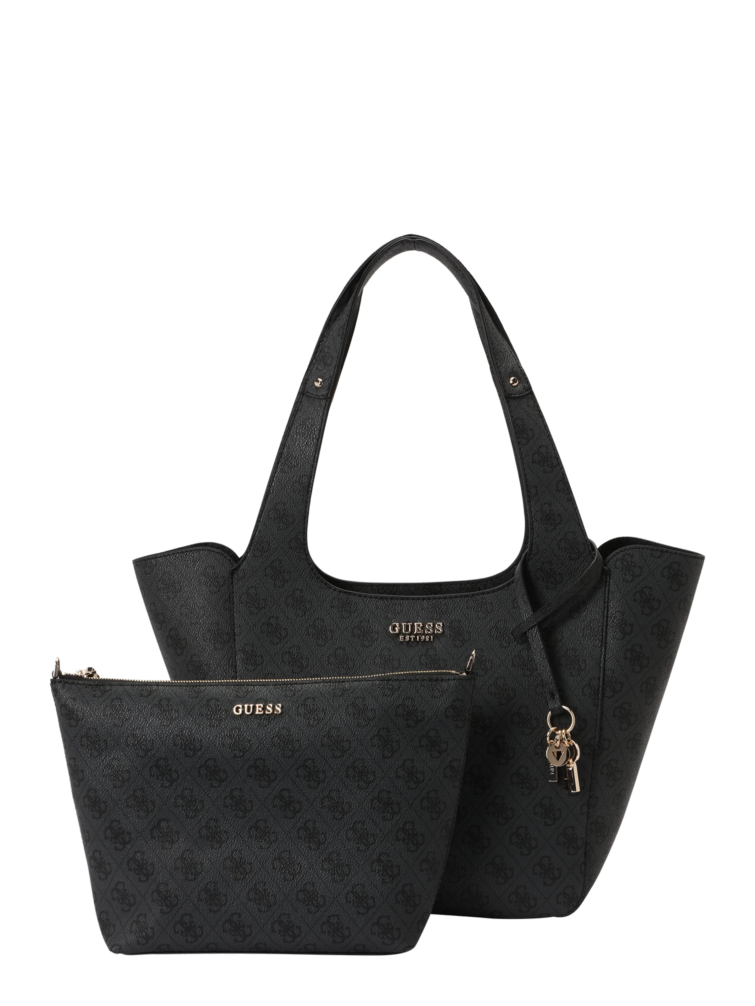 Cabas &#x27;Calista&#x27; GUESS en noir : devant
