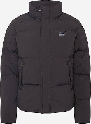 PUMA Winter Jacket in Black: front