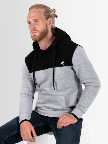 Alessandro Salvarini Sweatshirt 'Duori' in Grijs