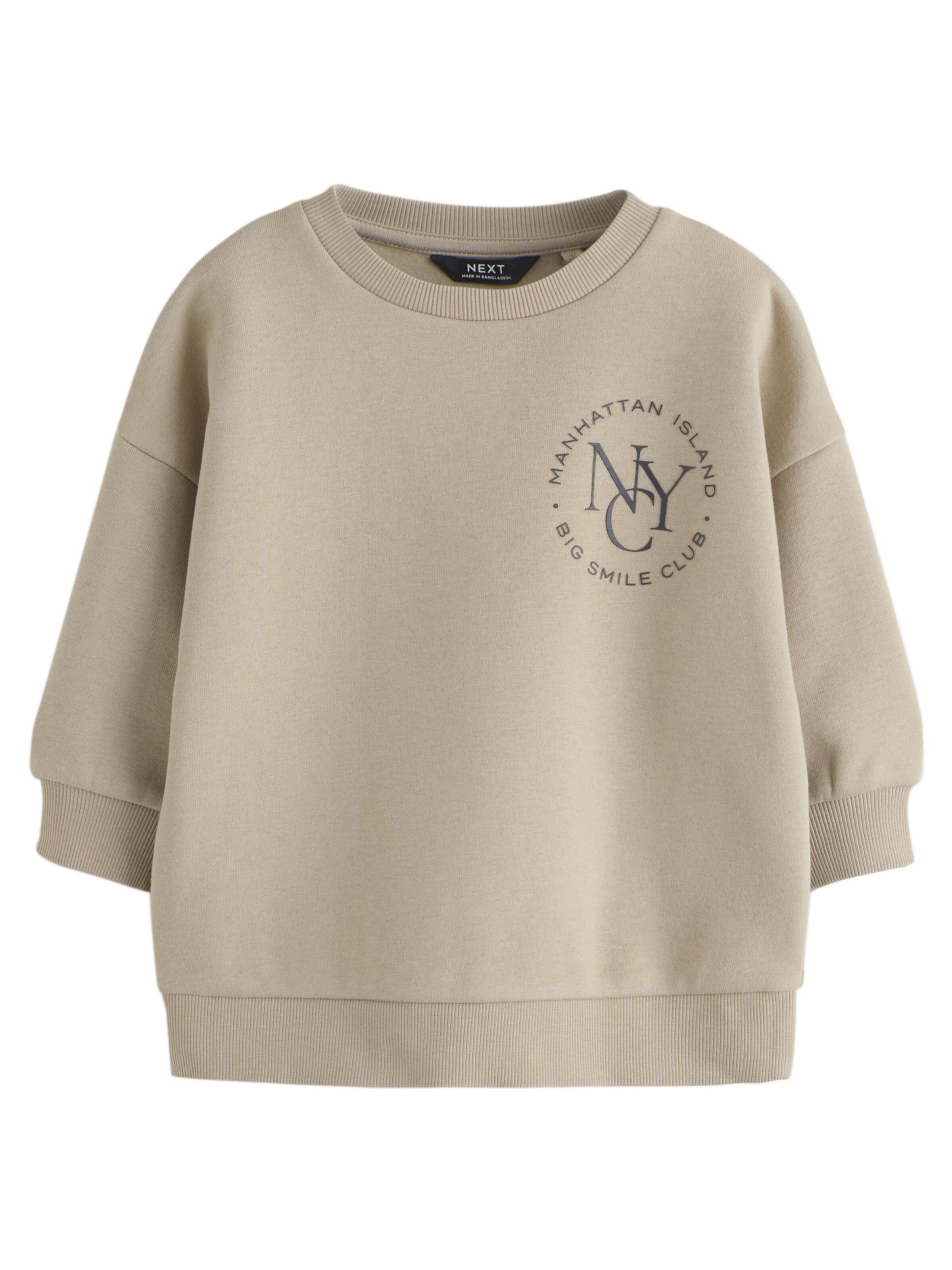 Next Sweatshirt i grå: forside