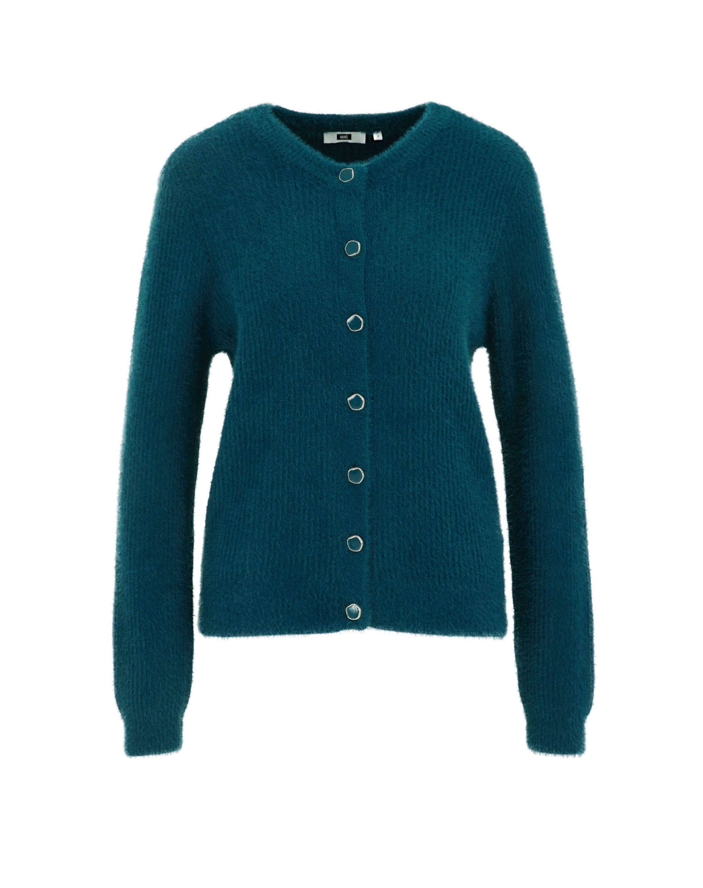 WE Fashion Pletena jopa | petrol barva, Prikaz izdelka