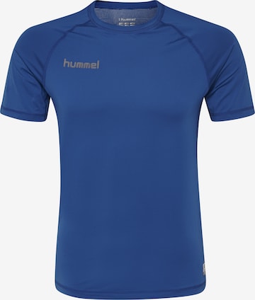 Hummel Functioneel shirt in Blauw: voorkant