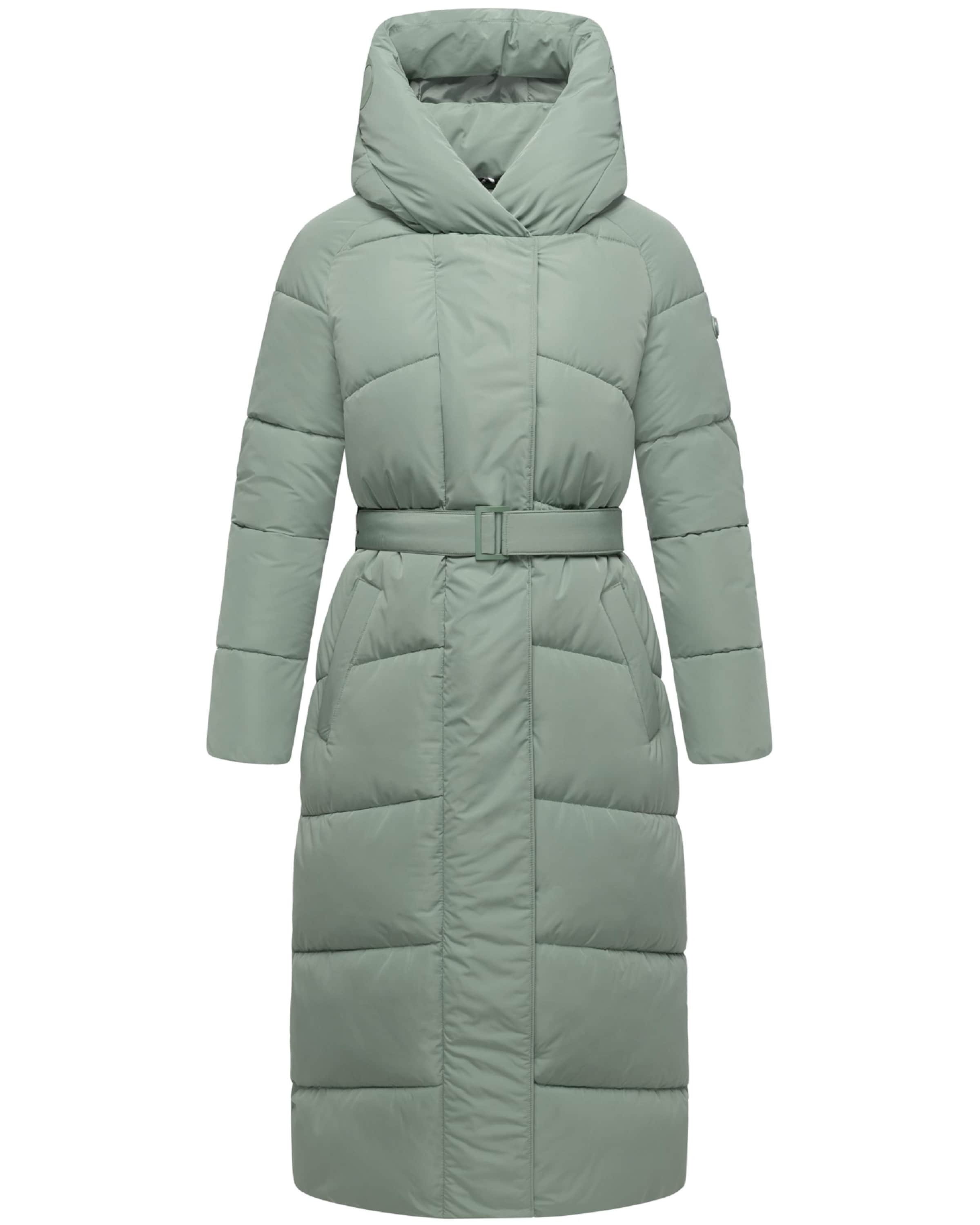 NAVAHOO Зимнее пальто 'Eisblick 14' в Зеленый: спереди