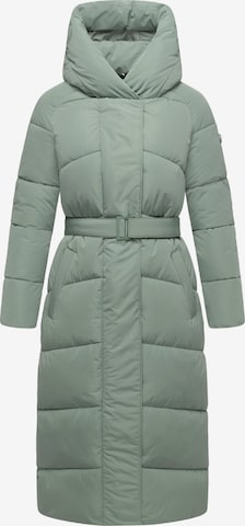 Cappotto invernale 'Eisblick 14' di NAVAHOO in verde: frontale