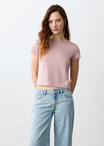 MANGO TEEN Wide leg Jeans 'Scarf' in Blue