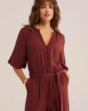 WE Fashion Kombinezon | rdeča barva