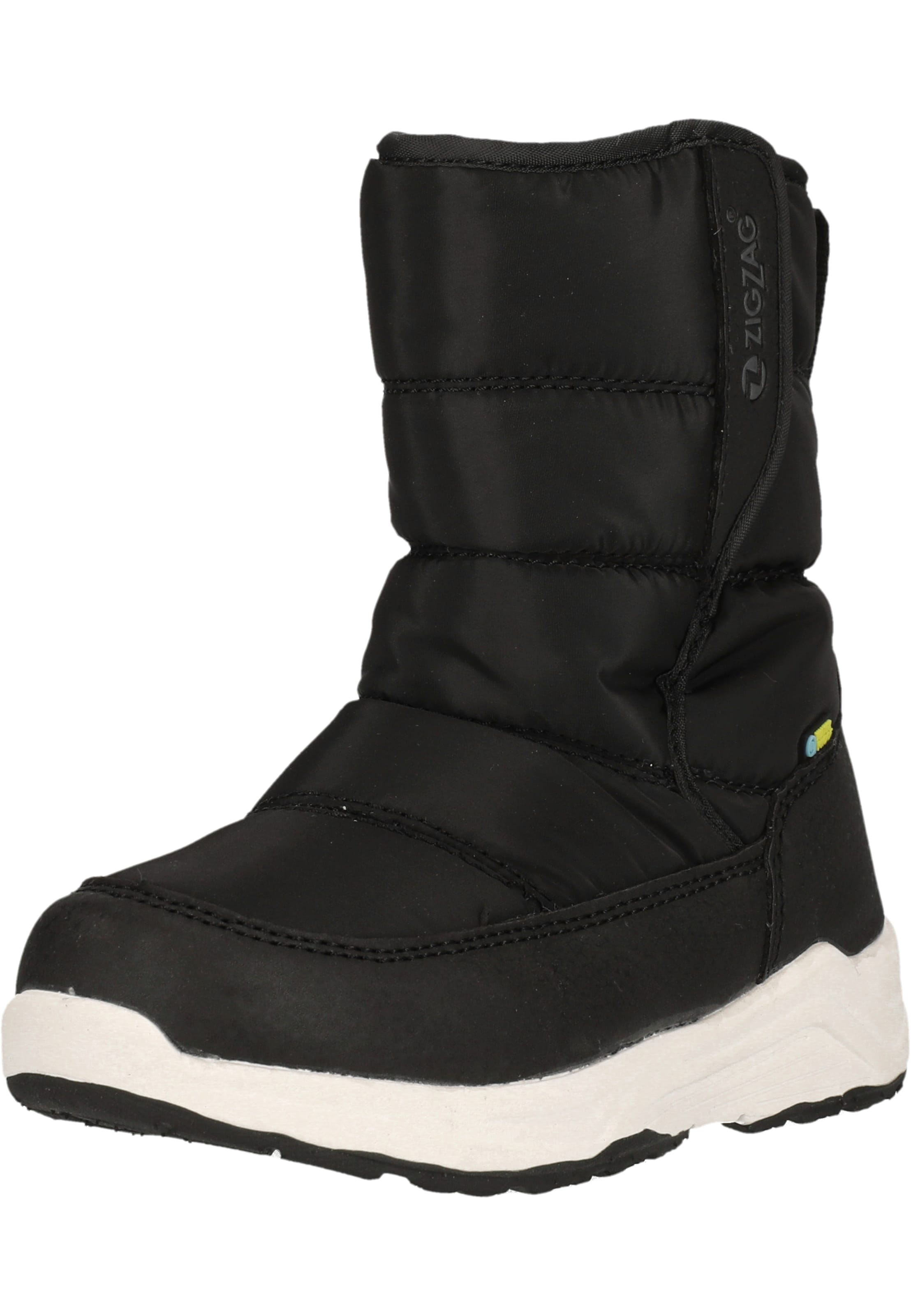 ZigZag Snowboots 'Knuwa' in Schwarz: Vorderseite