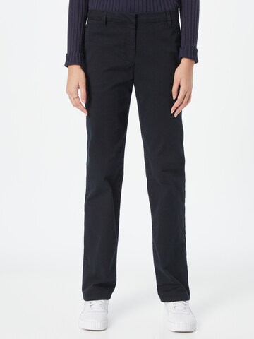 ESPRIT Regular Chino Pants in Black: front