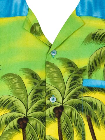 King Kameha - Camiseta 'Sunglasses' en azul