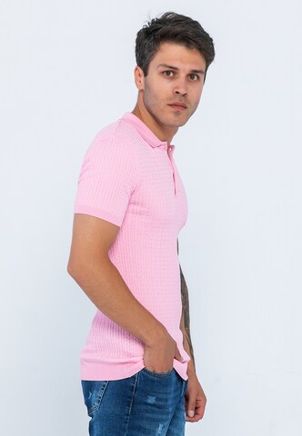 T-Shirt Giorgio di Mare en rose