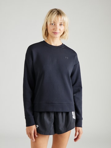 UNDER ARMOUR Athletic Sweatshirt 'Unstoppable' in Black: front