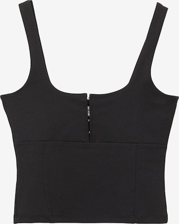 Pull&Bear Toppi värissä musta: etupuoli