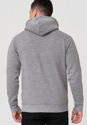 INDICODE JEANS Sweatshirt 'Meza' in Grey
