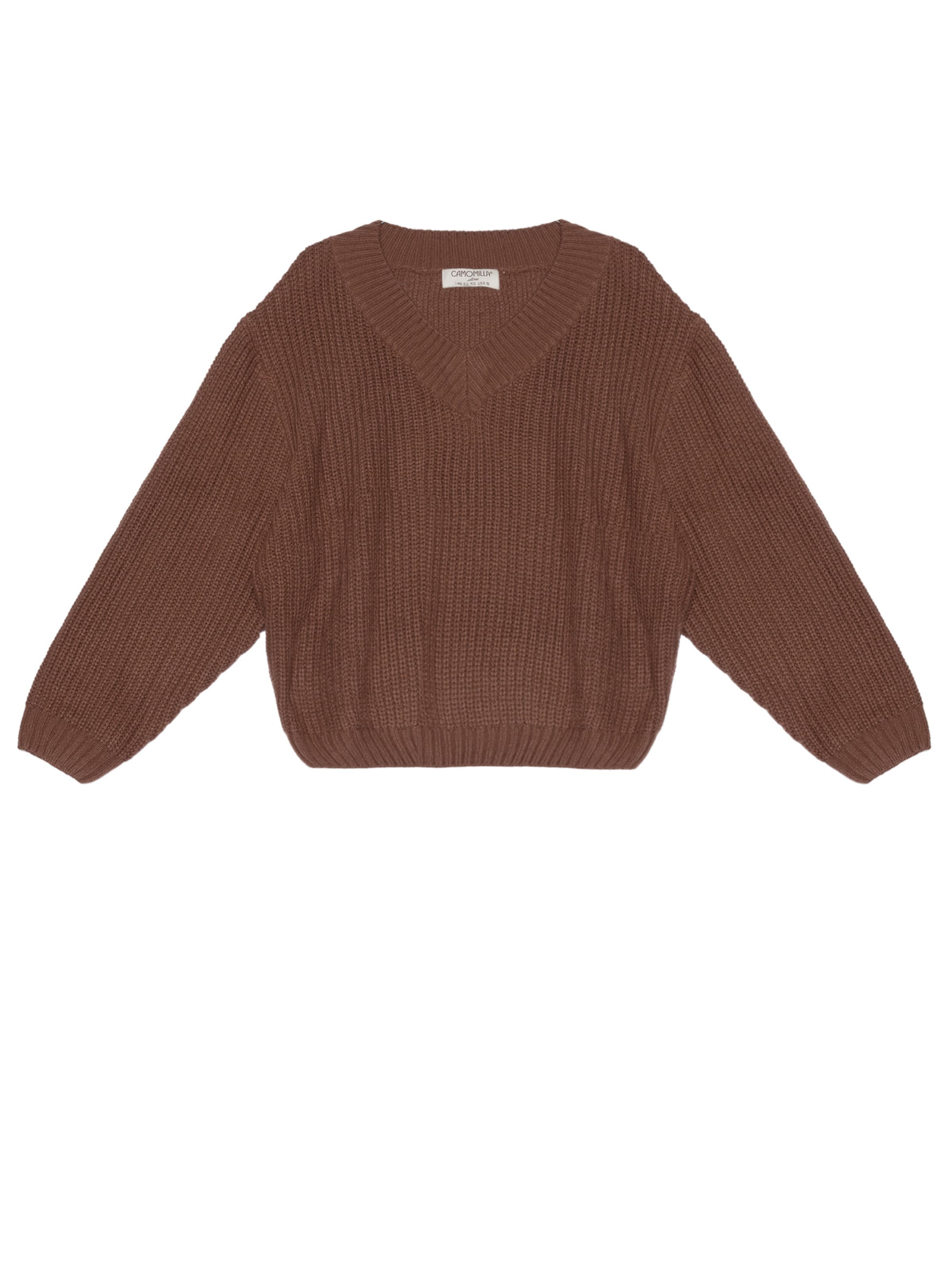 Camomilla Italia Pullover 'Melany' in Braun: Vorderseite
