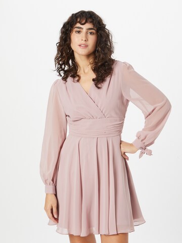 SWING Cocktail Dress in Pink: front