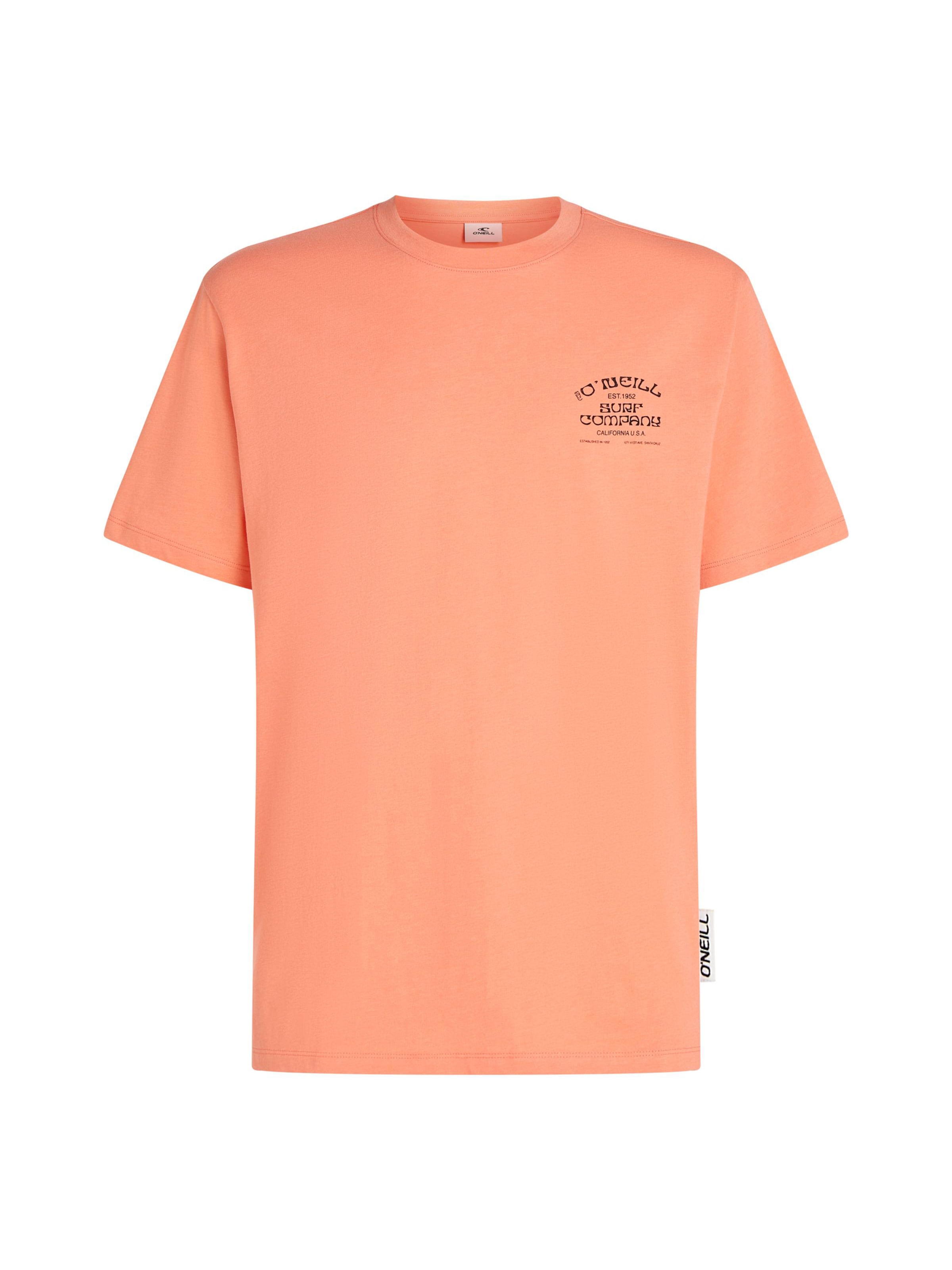 O'NEILL T-Shirt in apricot / schwarz, Produktansicht