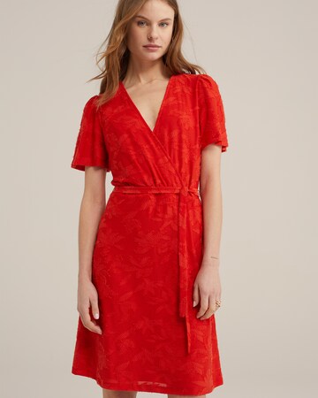 WE Fashion - Vestido em vermelho: frente