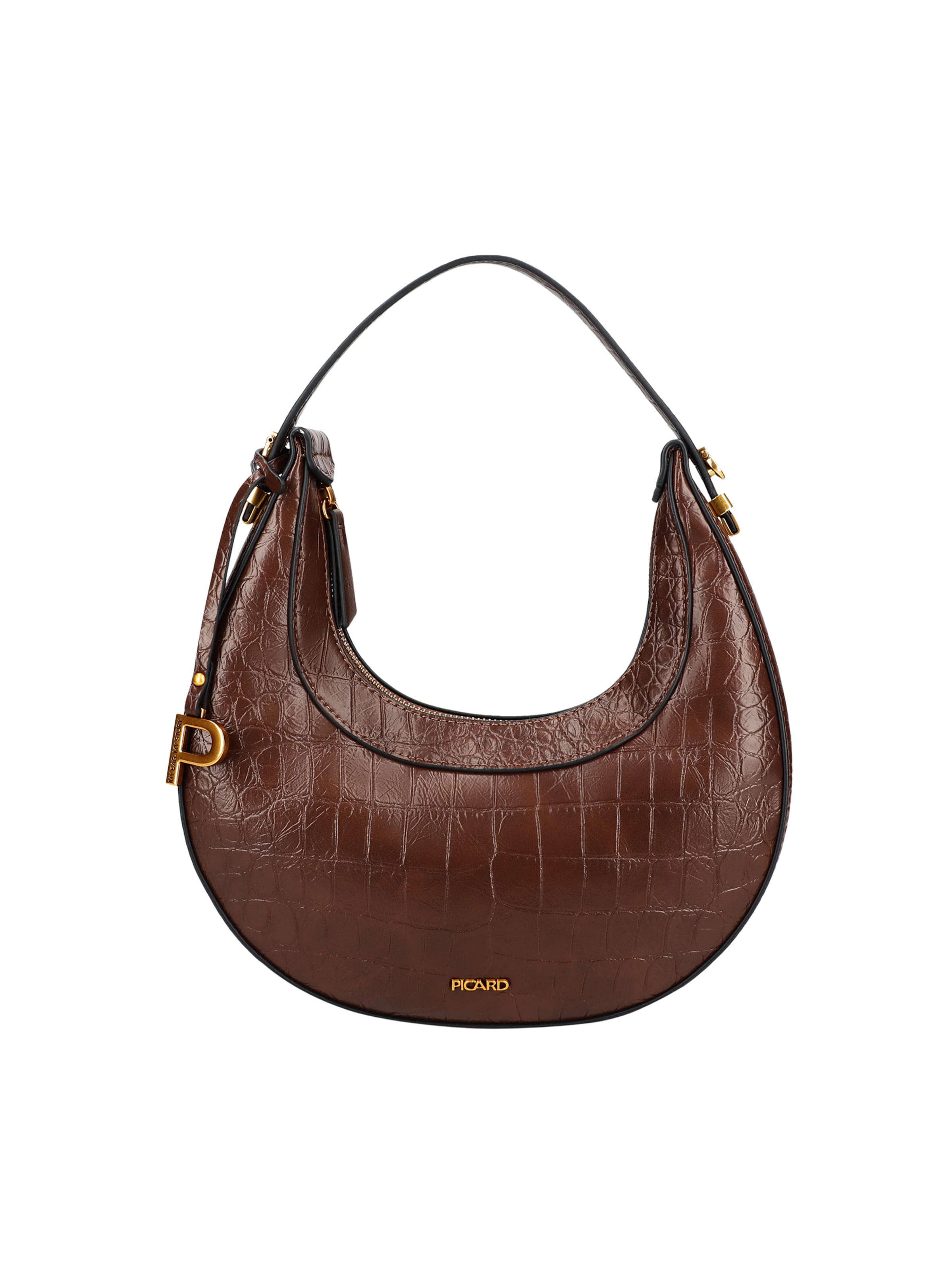 Picard Schultertasche 'Croissant' in One Size in braun, Produktansicht