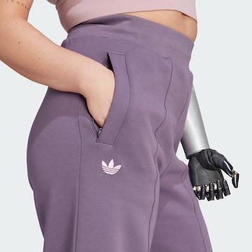 ADIDAS ORIGINALS Wide leg Broek 'Adicolor Neuclassics' in Lila