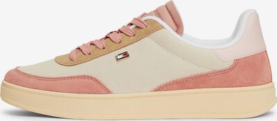 TOMMY HILFIGER Baskets basses en beige / noisette / rose ancienne / blanc, Vue avec produit