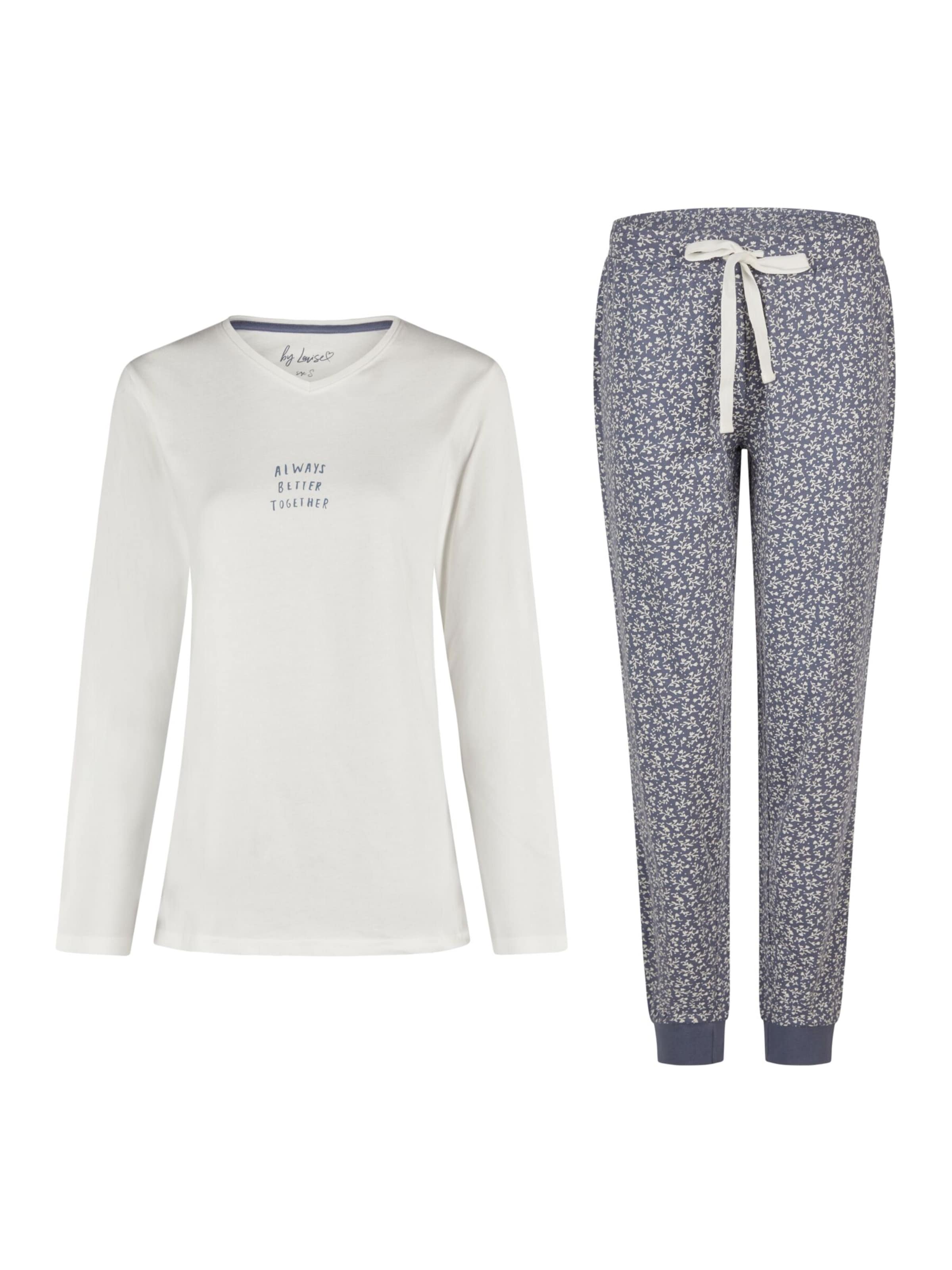 By Louise Pyjama‌‌‌‌‌‌‌ in Weiß: Vorderseite