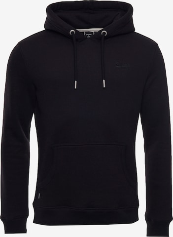 Superdry Sweatshirt in Zwart: voorkant