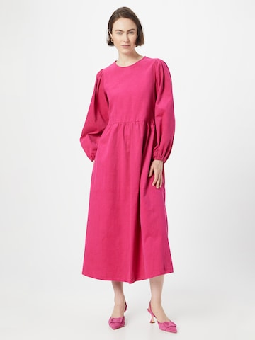Warehouse Cocktail Dress in Pink: front