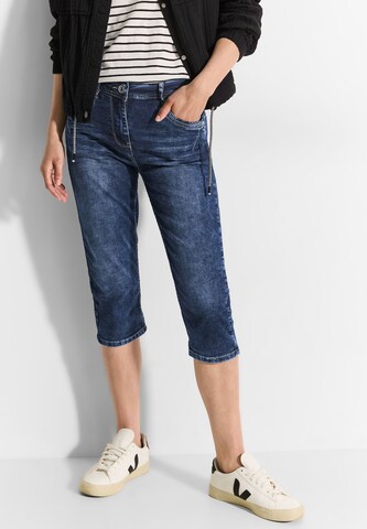 CECIL Slimfit Jeans in Blau