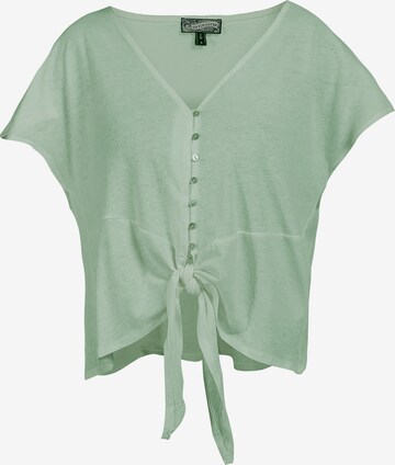 DreiMaster Vintage Blouse in Green: front