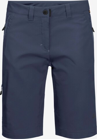 JACK WOLFSKIN Regular Outdoorbroek in Blauw: voorkant