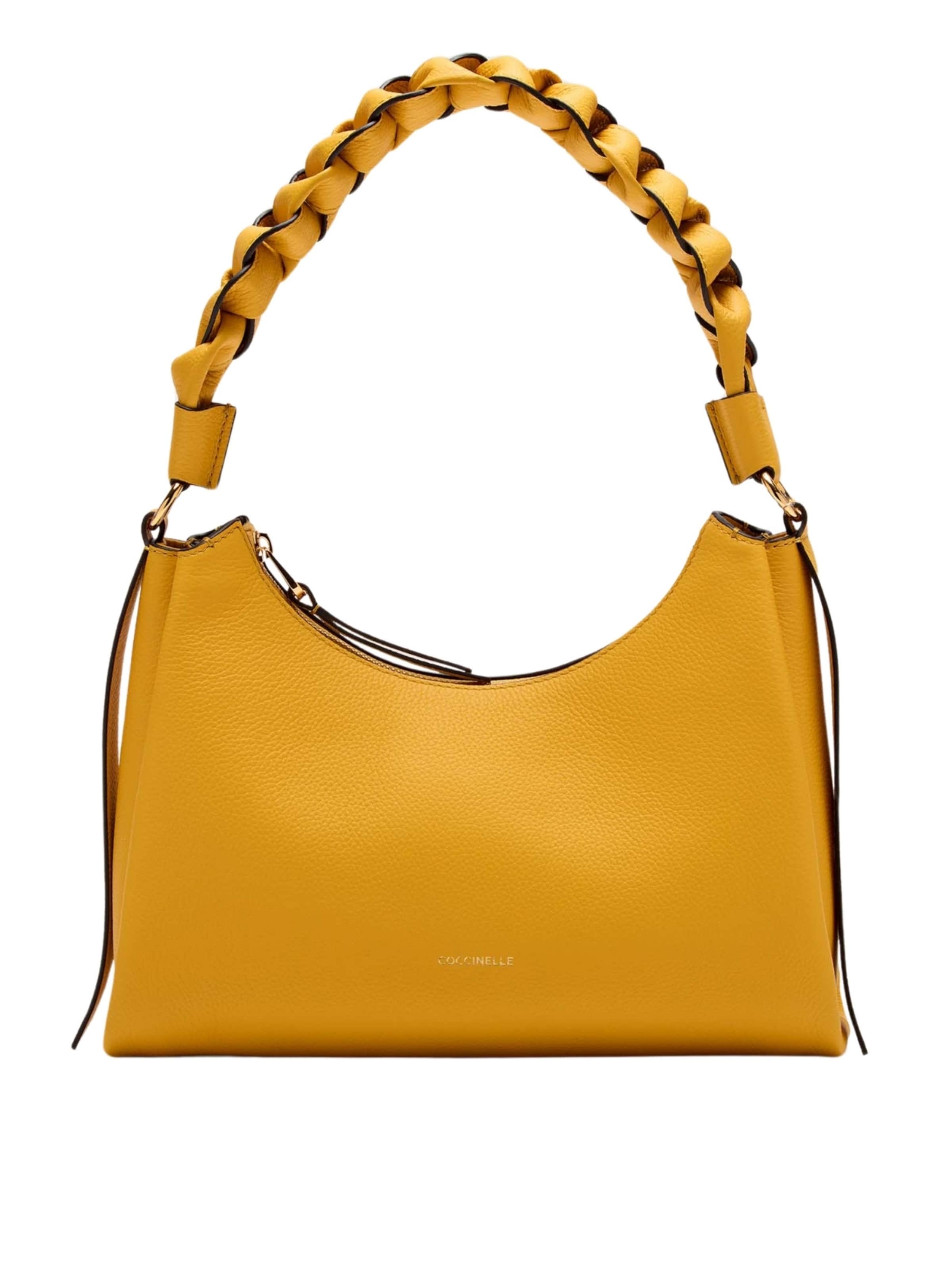 Coccinelle - Bolso de hombro 'COCCINELLE DOUBLE BOHEME' en amarillo: frente