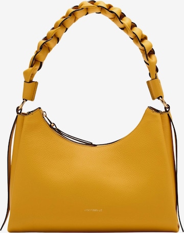 Coccinelle - Bolso de hombro 'COCCINELLE DOUBLE BOHEME' en amarillo: frente