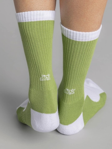 Dirts Socks 'Wave Socks' in Green