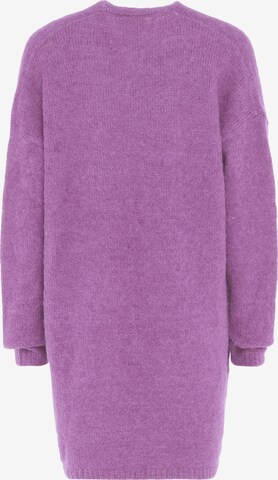 Jalene Knit Cardigan in Purple