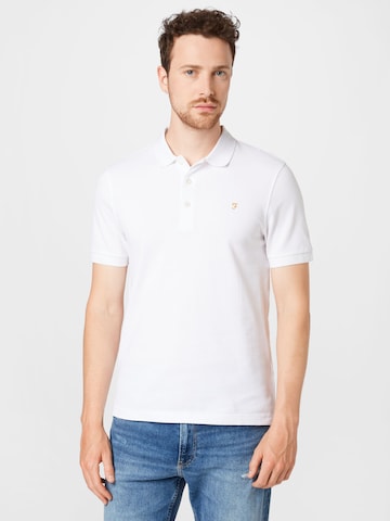 FARAH Poloshirt 'BLANES' in Weiß: predná strana