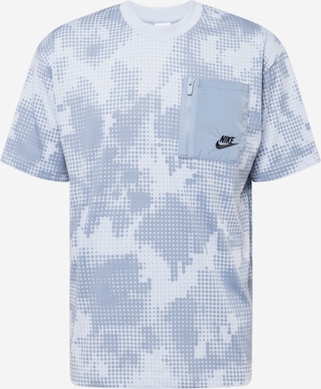 Nike Sportswear Тениска в синьо: отпред