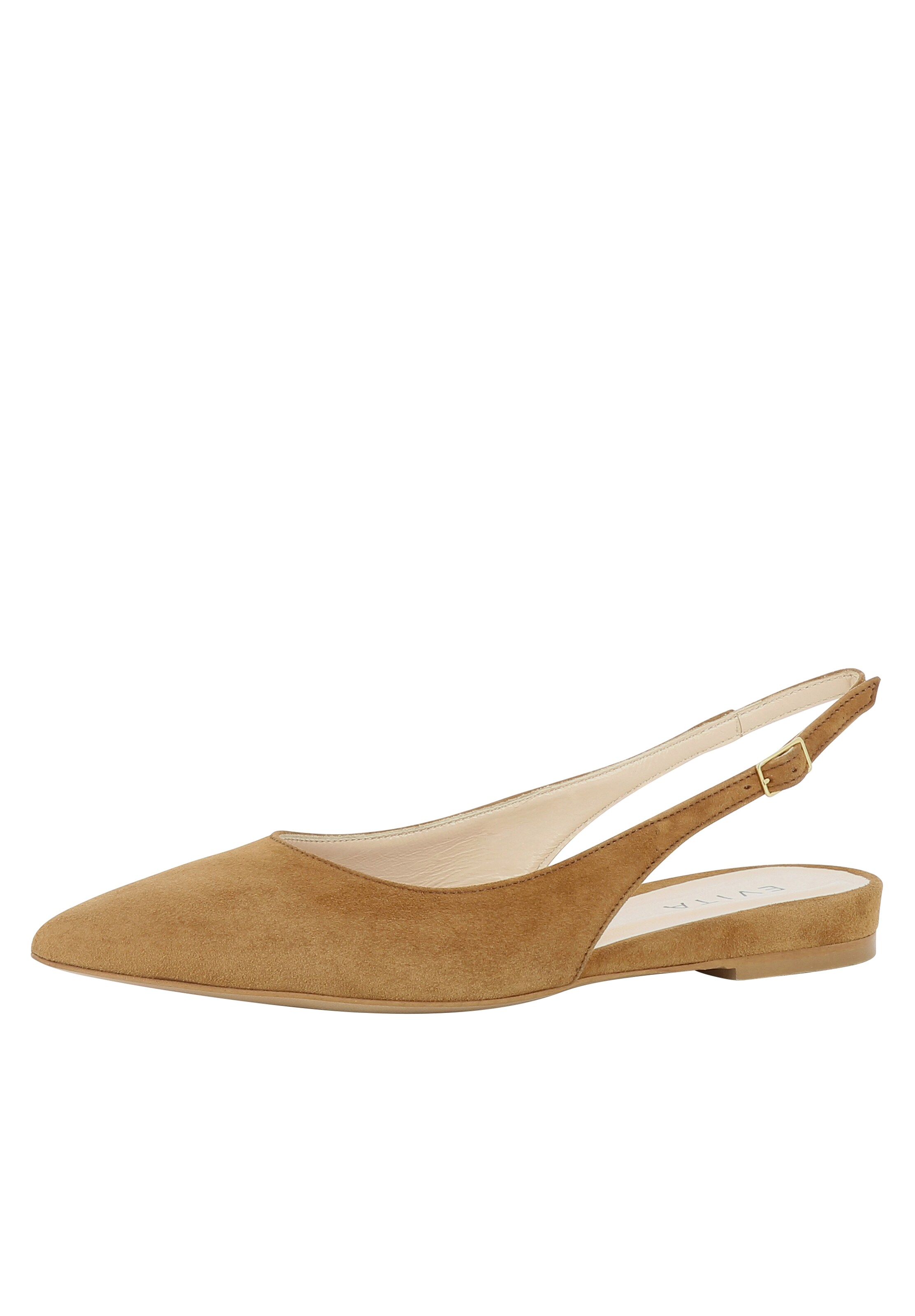 EVITA Slingback pumps in Brown: front