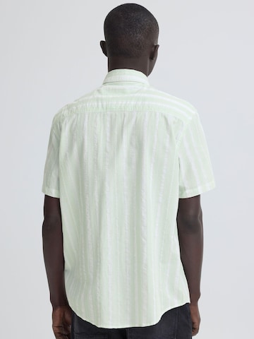 BLEND Regular Fit Kurzarmhemd ' BHAvik ' in Grün