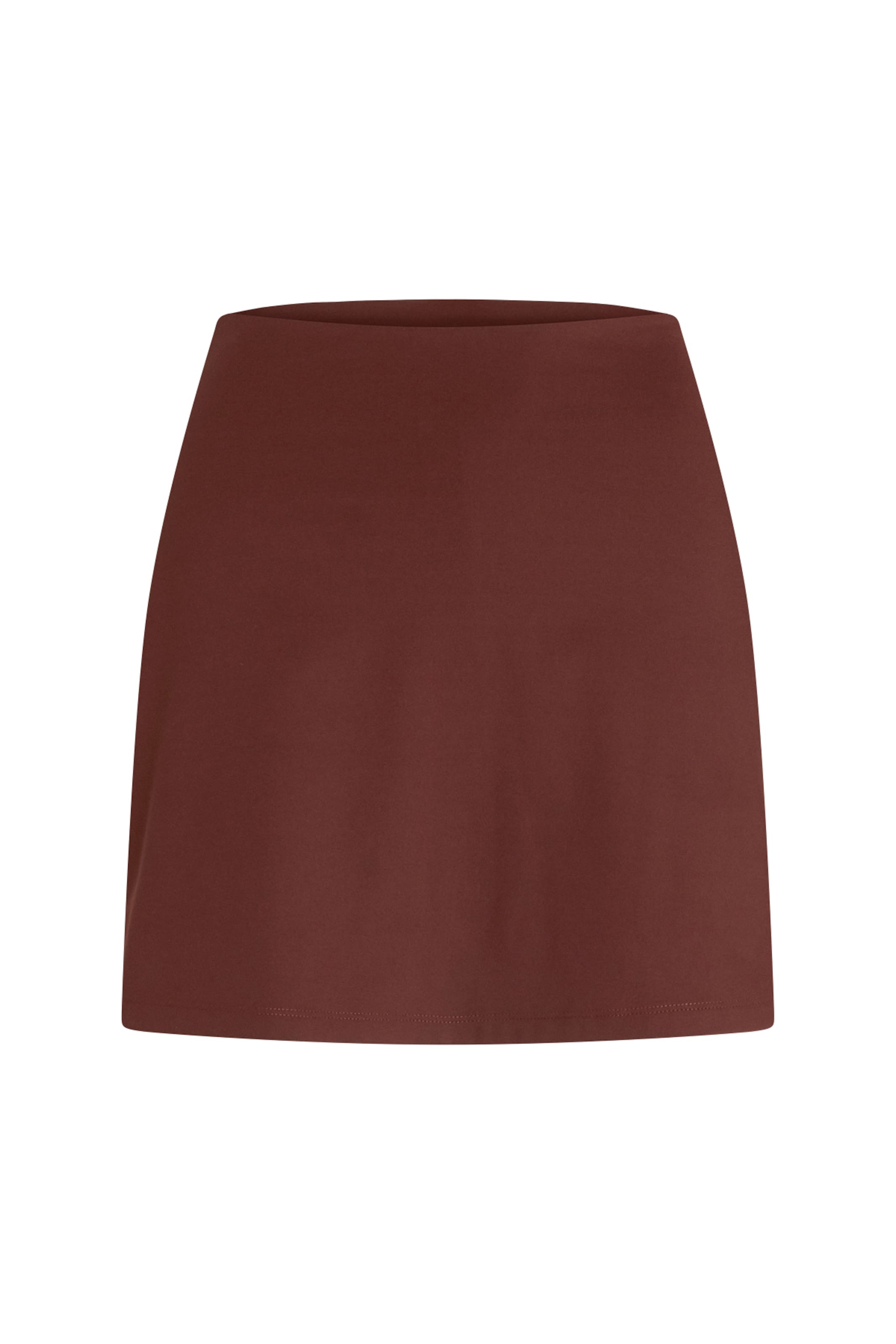 Girlfriend Collective Normalny krój Spódnica sportowa w kolorze brązowy: przód