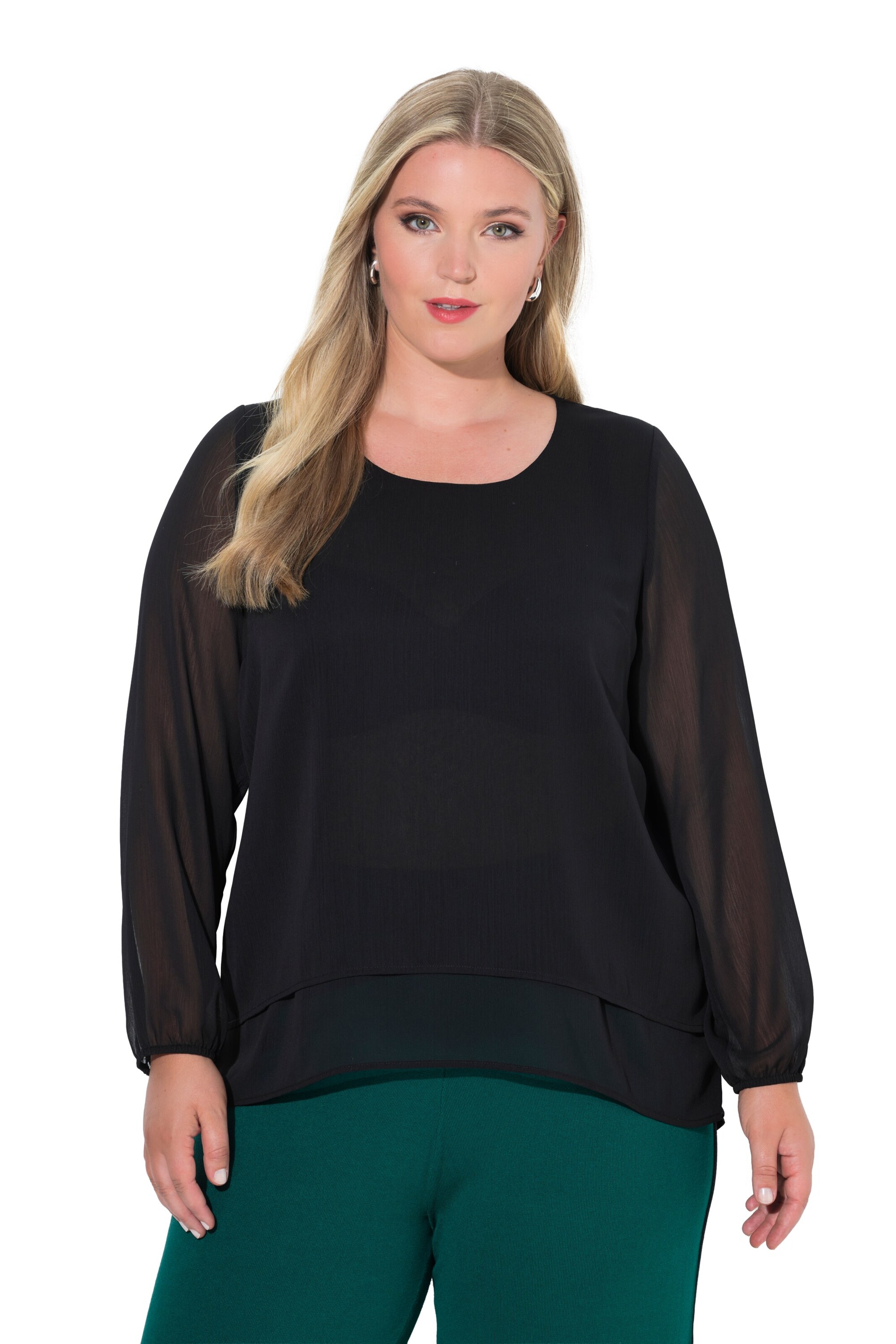 MIAMODA Shirt in Zwart: voorkant