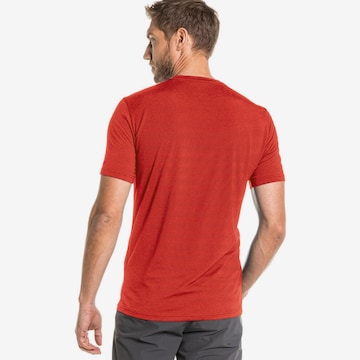 Schöffel Sportshirt 'Hochwanner' in Rot