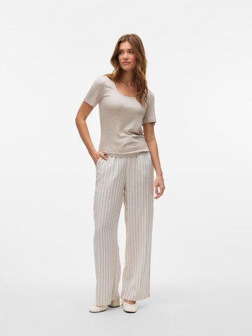 VERO MODA Широкий Штаны 'VMLinn' в Белый