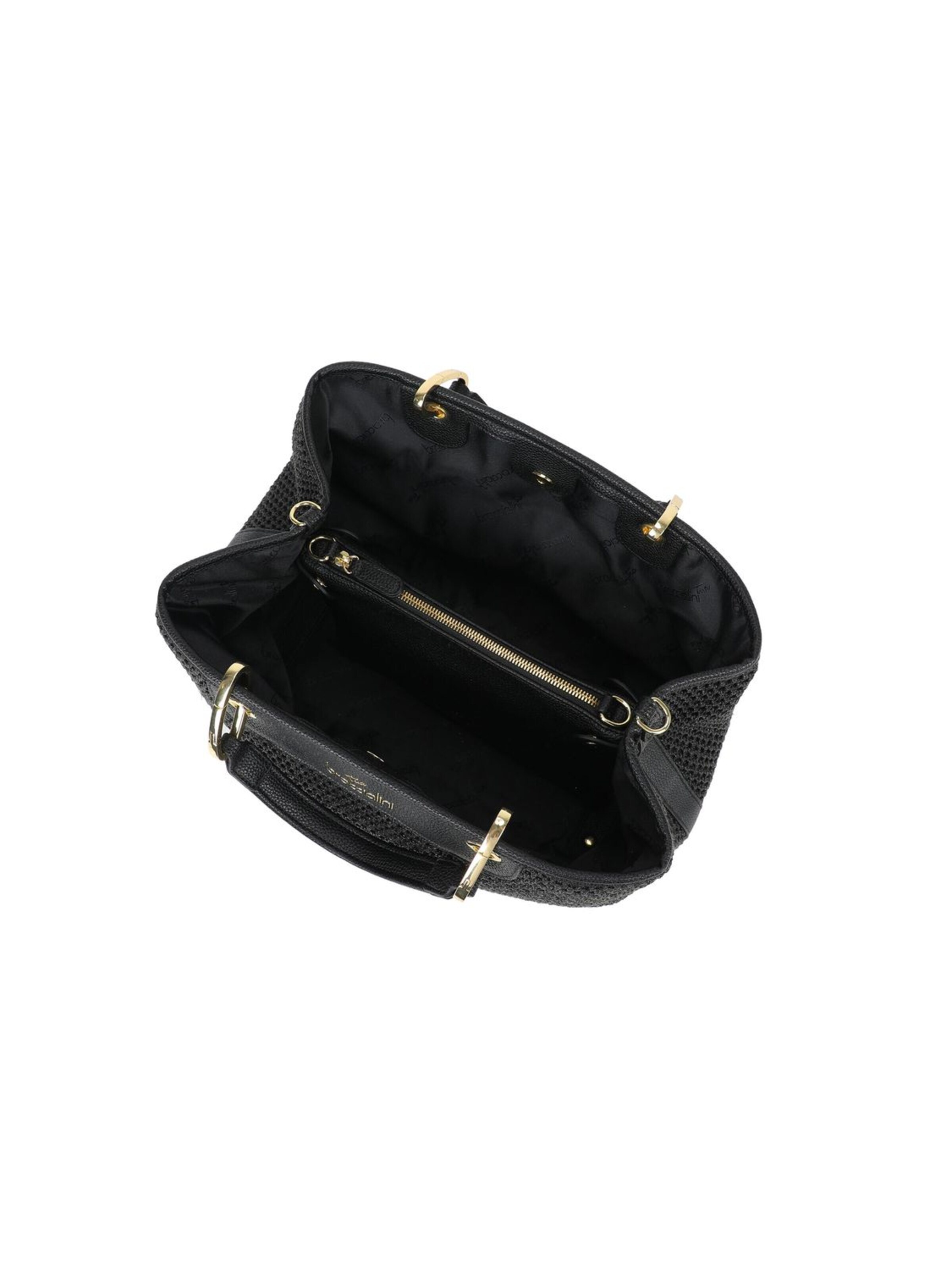 Braccialini Handbag 'Beth Tricot' in Black
