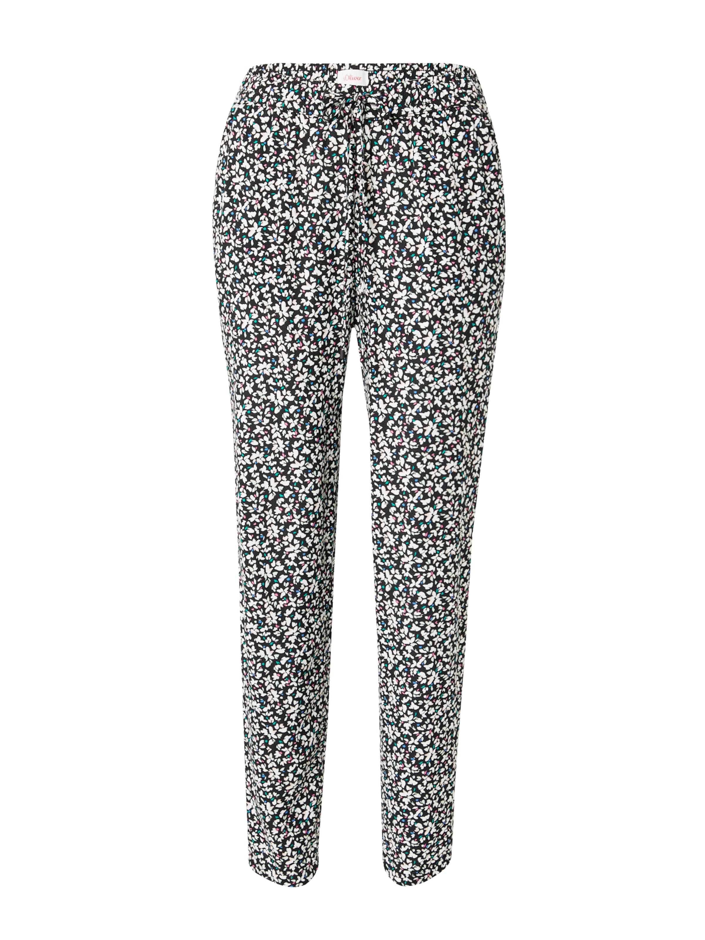 s.Oliver Trousers in Black: front