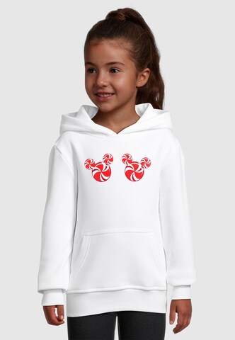 Sweat-shirt 'Mickey Mouse - Candies' ABSOLUTE CULT en blanc : devant