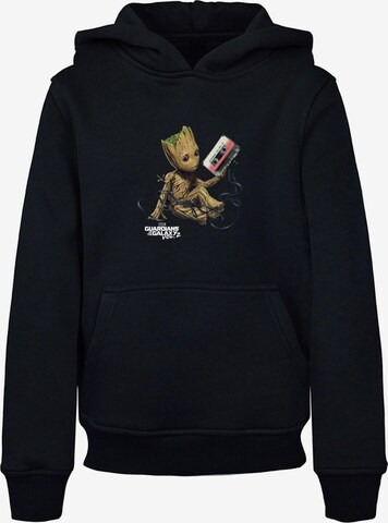 ABSOLUTE CULT Sweatshirt 'Guardians Of The Galaxy Vol2 - Groot Tape' in Black: front