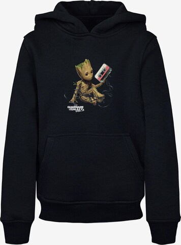 ABSOLUTE CULT Sweatshirt 'Guardians Of The Galaxy Vol2 - Groot Tape' in Schwarz: predná strana